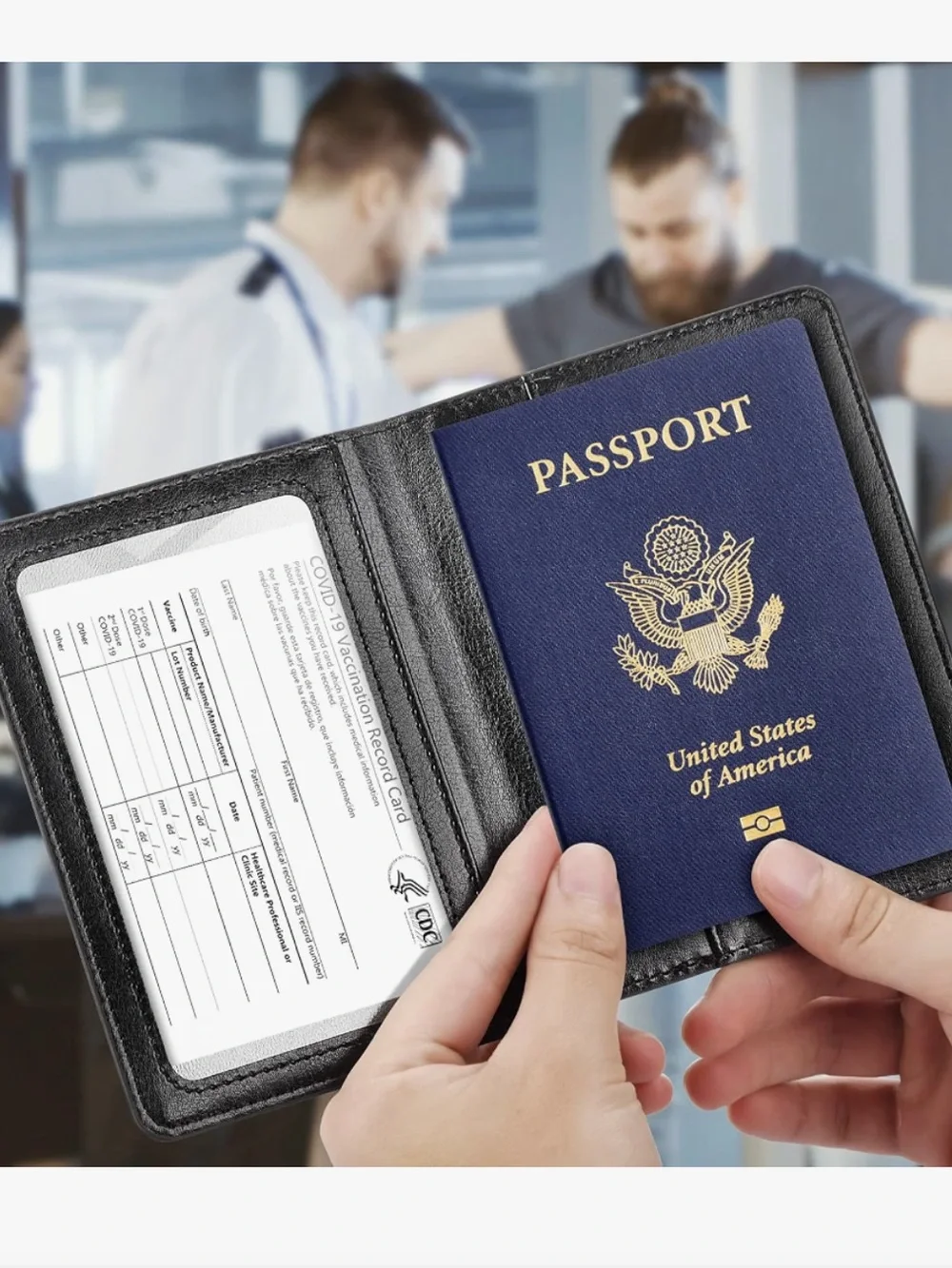 Anthology Passport Holder for Travel Essentials, Passport Wallet Cover Case